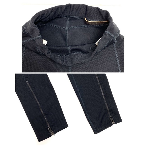 Rag and Bone Chevron The Lawson Zip Ankle Leggings - Picture 7 of 8